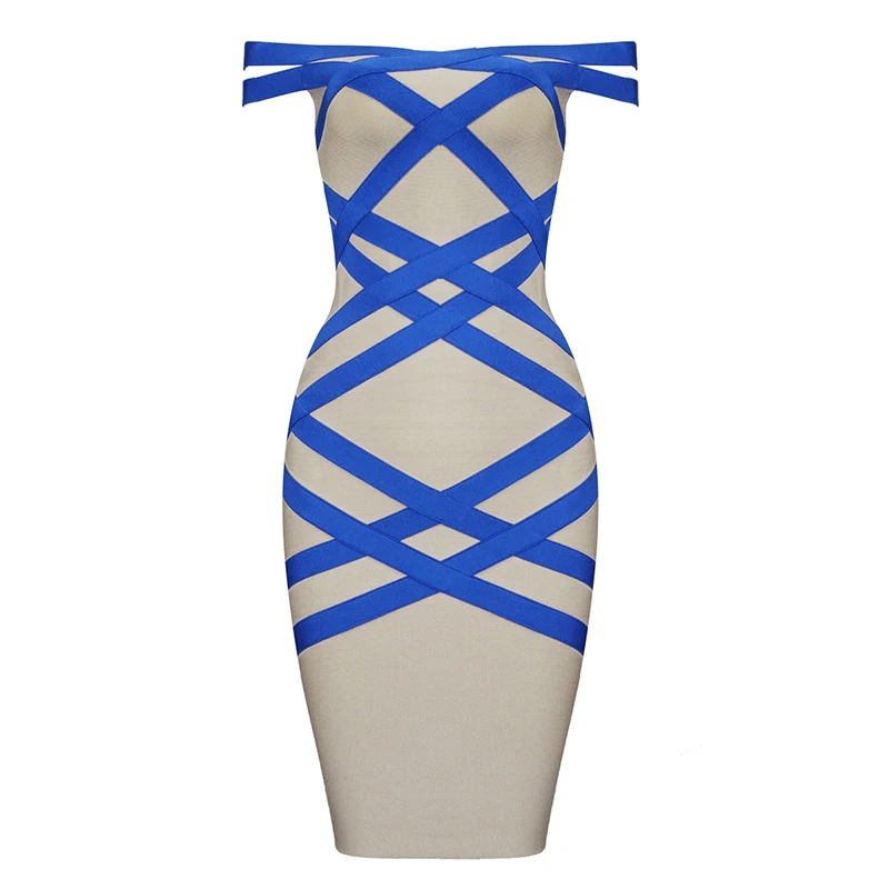 

Off Shoulder dress green pink blue Bodycon Slash neck Sleeveless 2019 New Women Vestidos Celebrity Evening Party Bandage Dresses