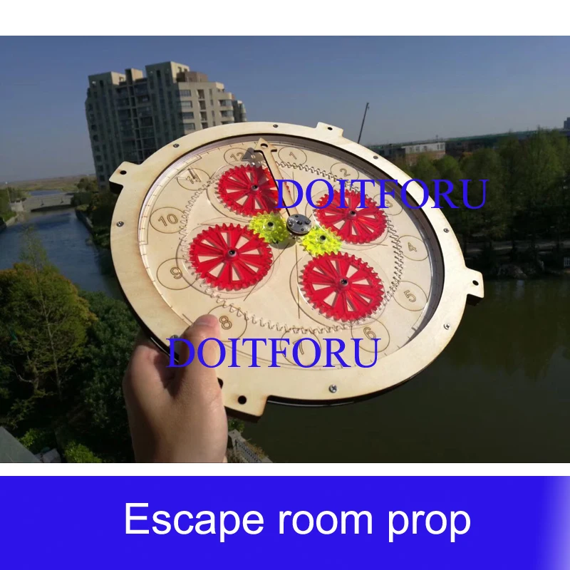 Генератор для комнаты спасения светящийся светодиодный светильник часов