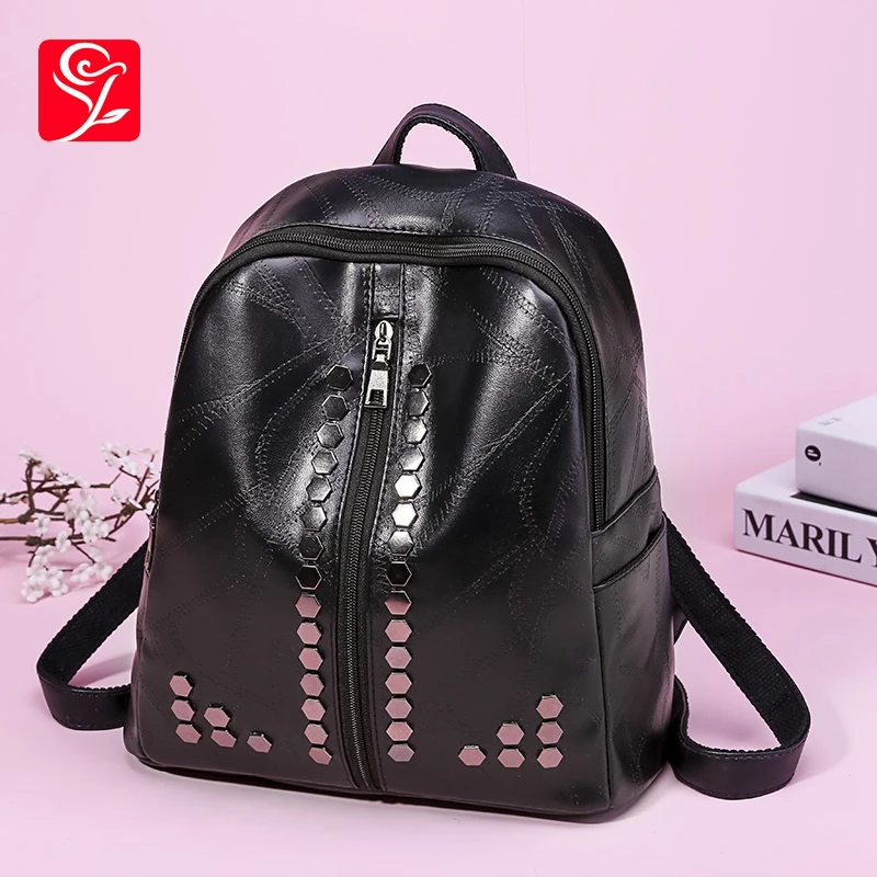 Женский рюкзак из лакированной кожи роскошная сумка искусственной для девочек