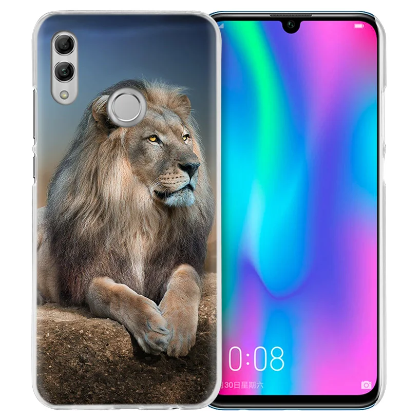 Чехол King of The lion для huawei Honor 8X Y9 9 10 Lite Play 8C 8S 8A Pro V20 20i 10i Y6 Y7 жесткий чехол для телефона из поликарбоната