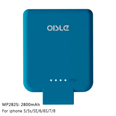 MP282S-2800mah BLUE Портативное зарядное устройство, внешний аккумулятор для samsung huawei redmi mi9, тонкий внешний аккумулятор, зарядное устройство, чехол для iPhone 11 X XS MAX - Цвет: MP282S-2800mah BLUE