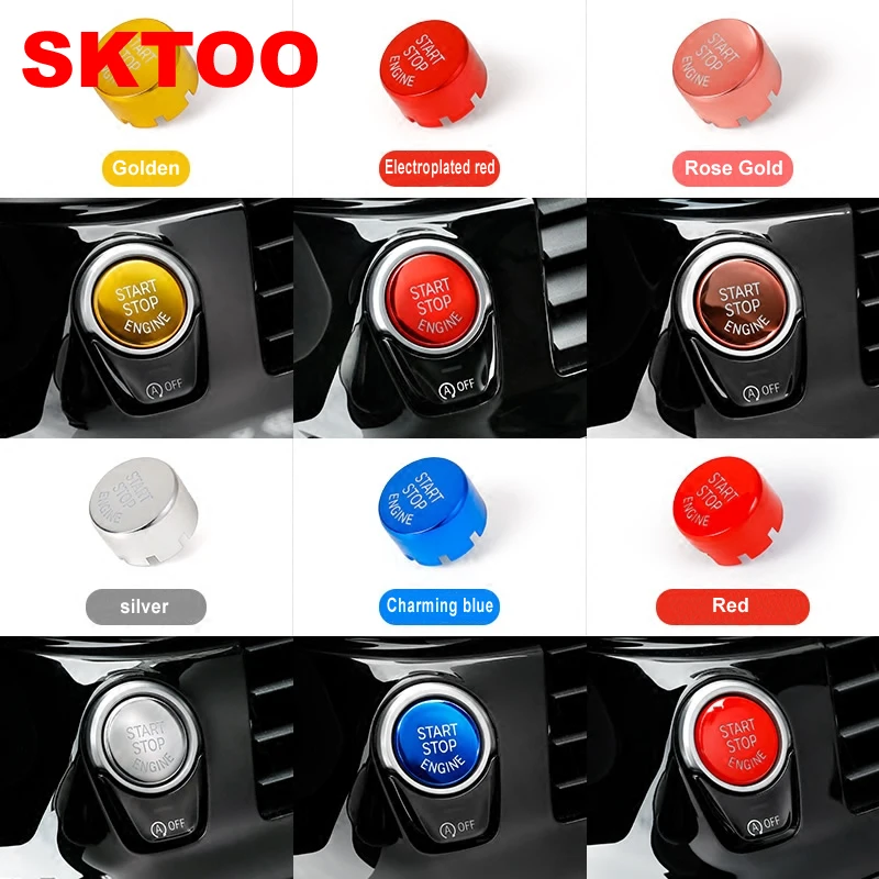 

SKTOO ENGINE START STOP switch button for BMW F chassis cars 1 2 3 5 7 series X1 X3 X4 X5 X6