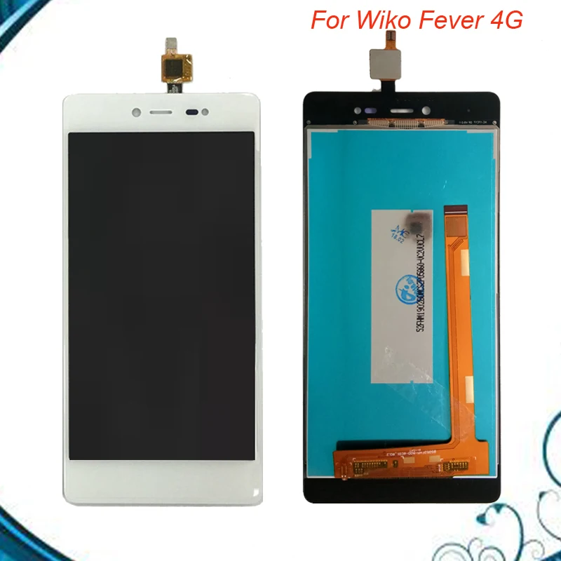 Для Wiko Fever 4G ЖК дисплей + сенсорный экран 100% новый дигитайзер в сборе для 4g