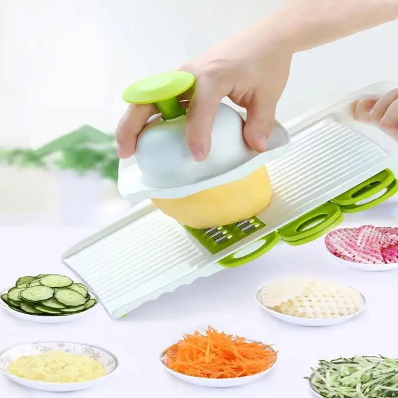 Ручной слайсер для картофеля устройство резки овощей и фруктов Mandoline из
