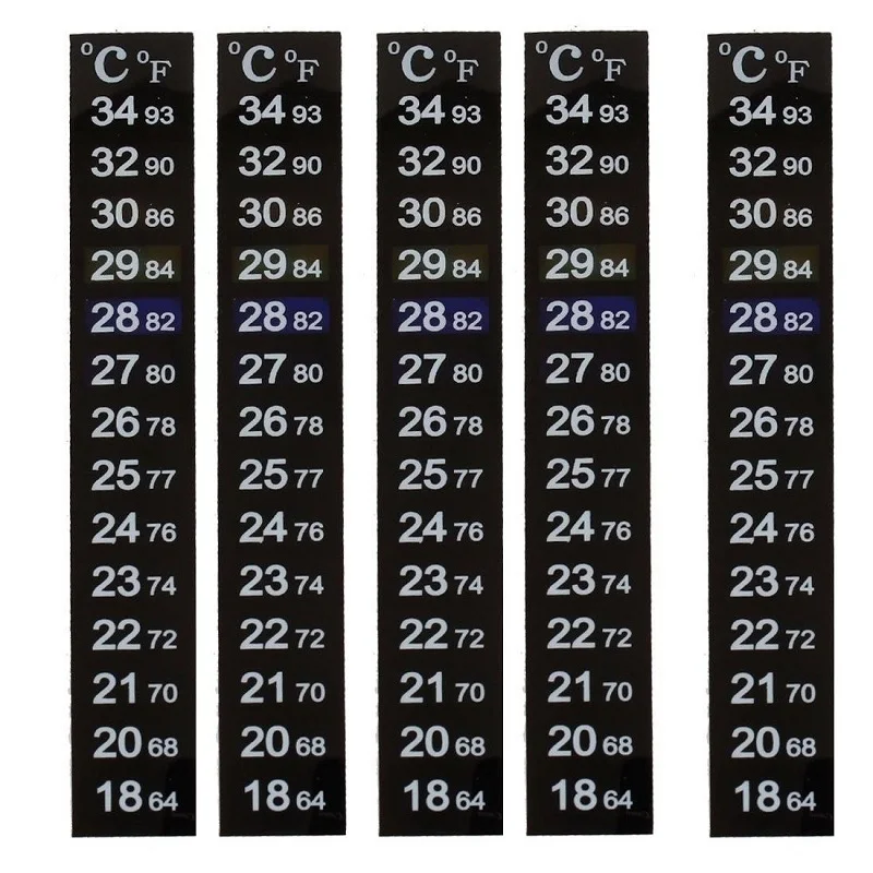100 шт. аквариумный термометр для воды температурная наклейка палочка Фаренгейта
