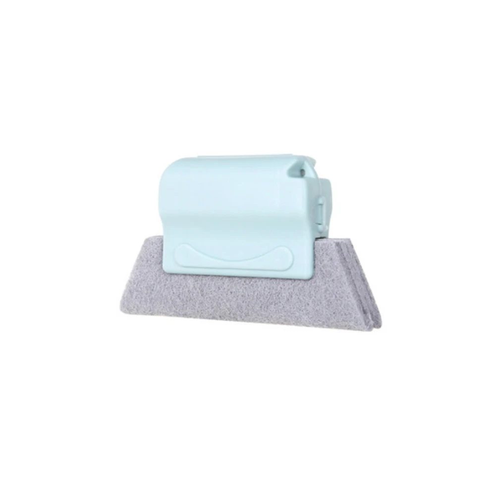 1pcs blue 1 шт. многофункциональная щетка для окна, ящик для шкафа, полый угол, щетка для удаления пыли, инструмент для чистки кичена, аксессуары - Цвет: 1pcs blue