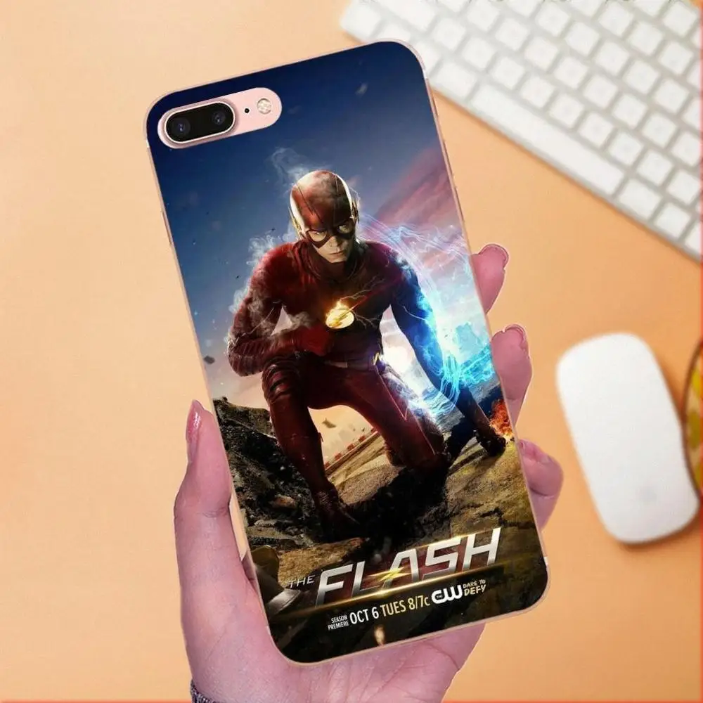 Мягкий модный Чехол для мобильного телефона DC Hot TV показывает вспышку Барри Аллен