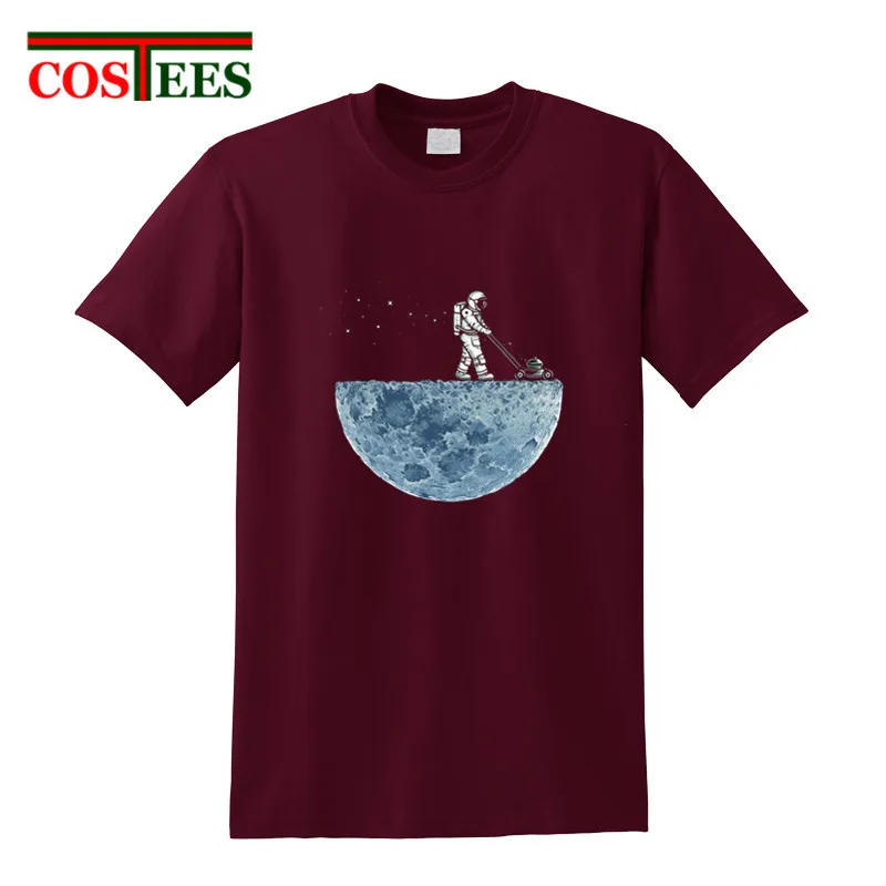Футболка Development The Moon Мужская футболка с креативным дизайном летняя космическим
