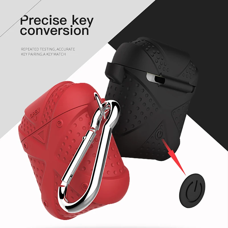 ! ACCEZZ Bluetooth беспроводной Чехол для наушников AirPod мягкий чехол Аксессуары Apple Airpods