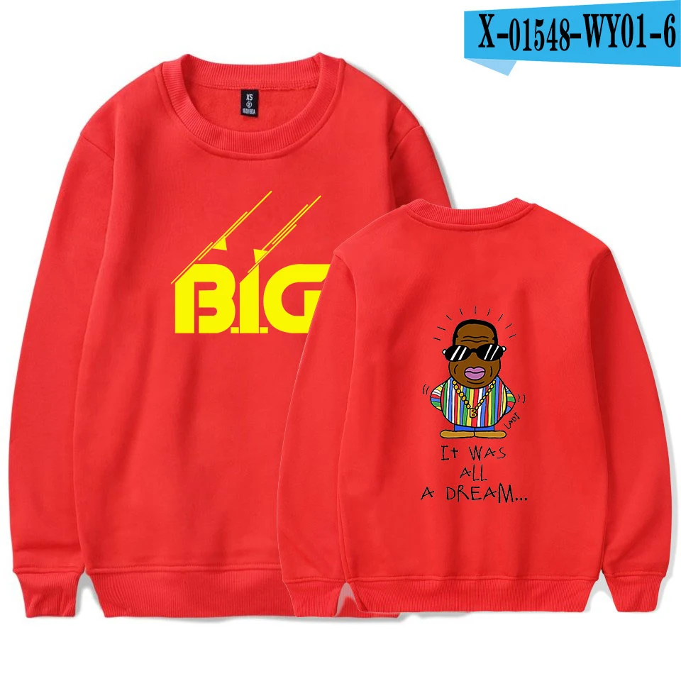 Z BIGGIE толстовки для мужчин и женщин Печатный B.I.G свитер с капюшоном пуловер Плюс Размер больше размера d. I. g Толстовка - Цвет: Z