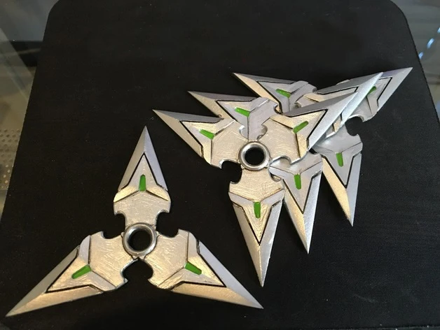Overwatch Genji Shimada Shuriken реквизит для косплея |