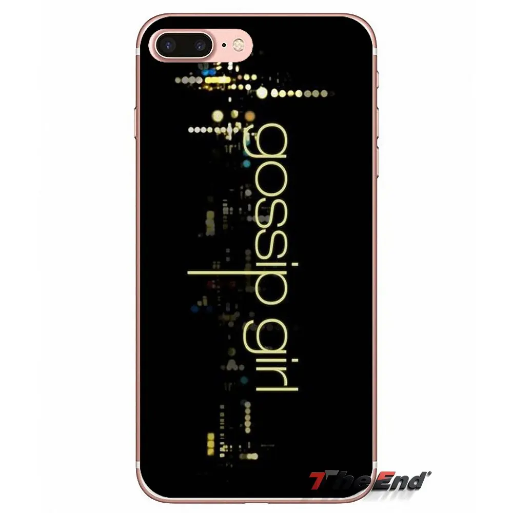 Силиконовый чехол из пастельного ТПУ с логотипом Gossip girl для Sony Xperia Z Z1 Z2 Z3 Z5 compact M2 M4