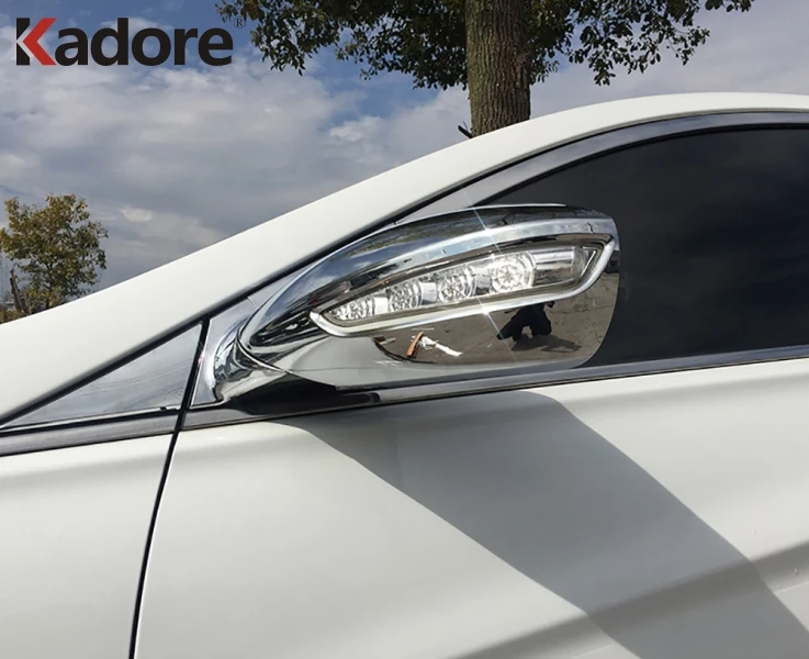 Для hyundai Sonata i45 2010 2011 2012 2013 ABS хром столб оконная Накладка на зеркало заднего вида автомобиля внешние аксессуары