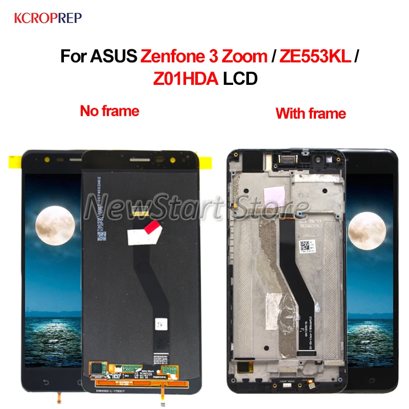 Для ASUS Zenfone 3 Zoom ZE553KL ЖК-дисплей сенсорный экран дигитайзер в сборе 5 &quotдля ZE553 Z01HDA
