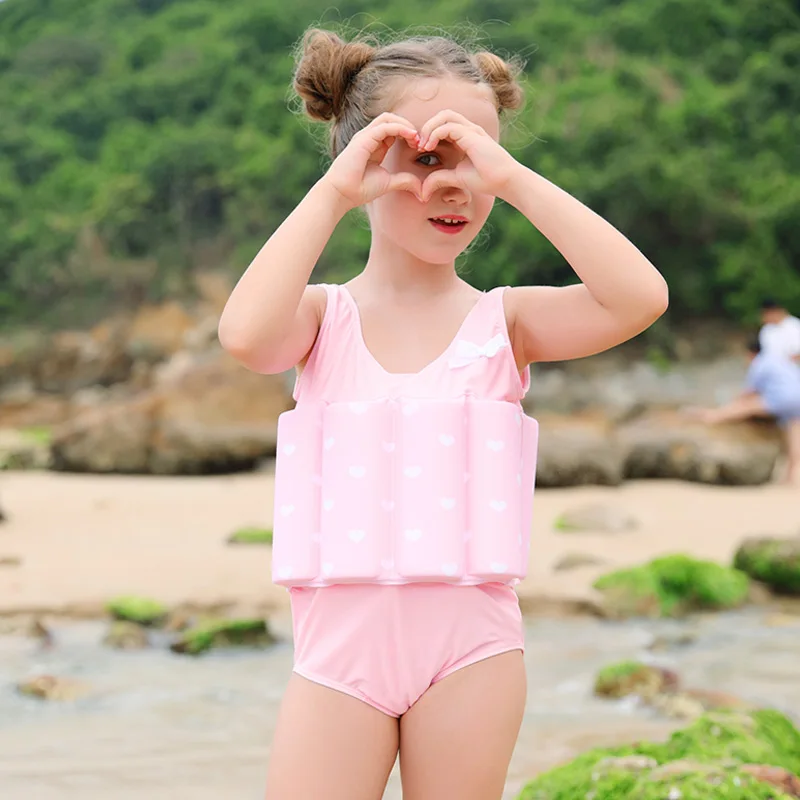 

Hot Floatation Swimsuits Buoyancy Bathing Suit Cute for Children Baby Girls Swimming DO2