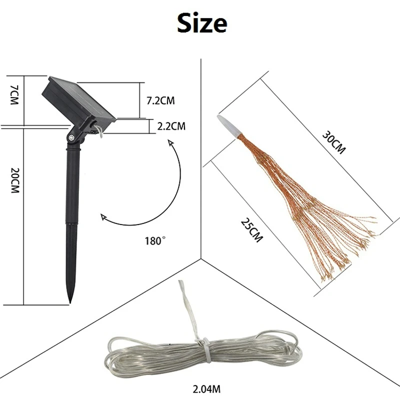 

Led Solar Fairy String Lights DIY 150LED Copper Wire Light Outdoor Waterproof lamp New Year Holiday Lamp Home Garden Decoration