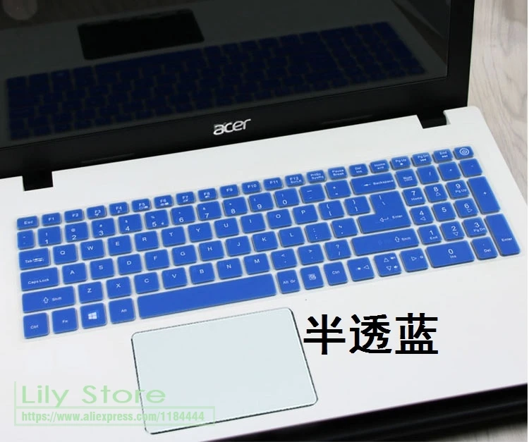 Защитная накладка для клавиатуры Силиконовая Acer Aspire E 15 6 дюйма E5-576G E5 576G E5-576 575G 2017