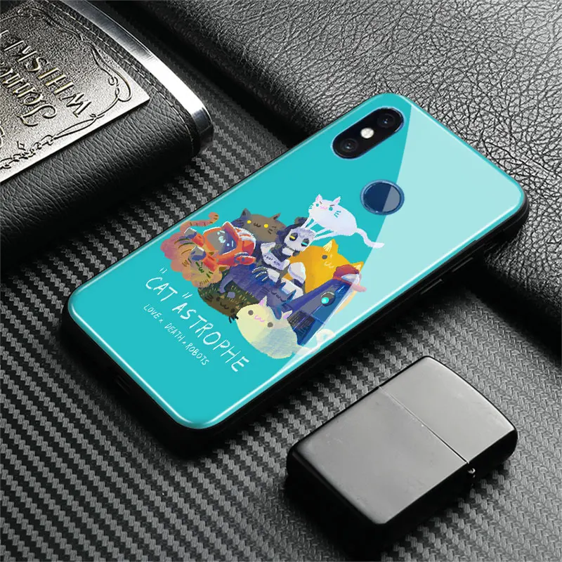 Love Death Robots, серия ТВ, мягкий силиконовый чехол из закаленного стекла для Xiaomi mi 8 9 SE mi x 2 2s 3 Red mi Note 5 6 7 8 Pro