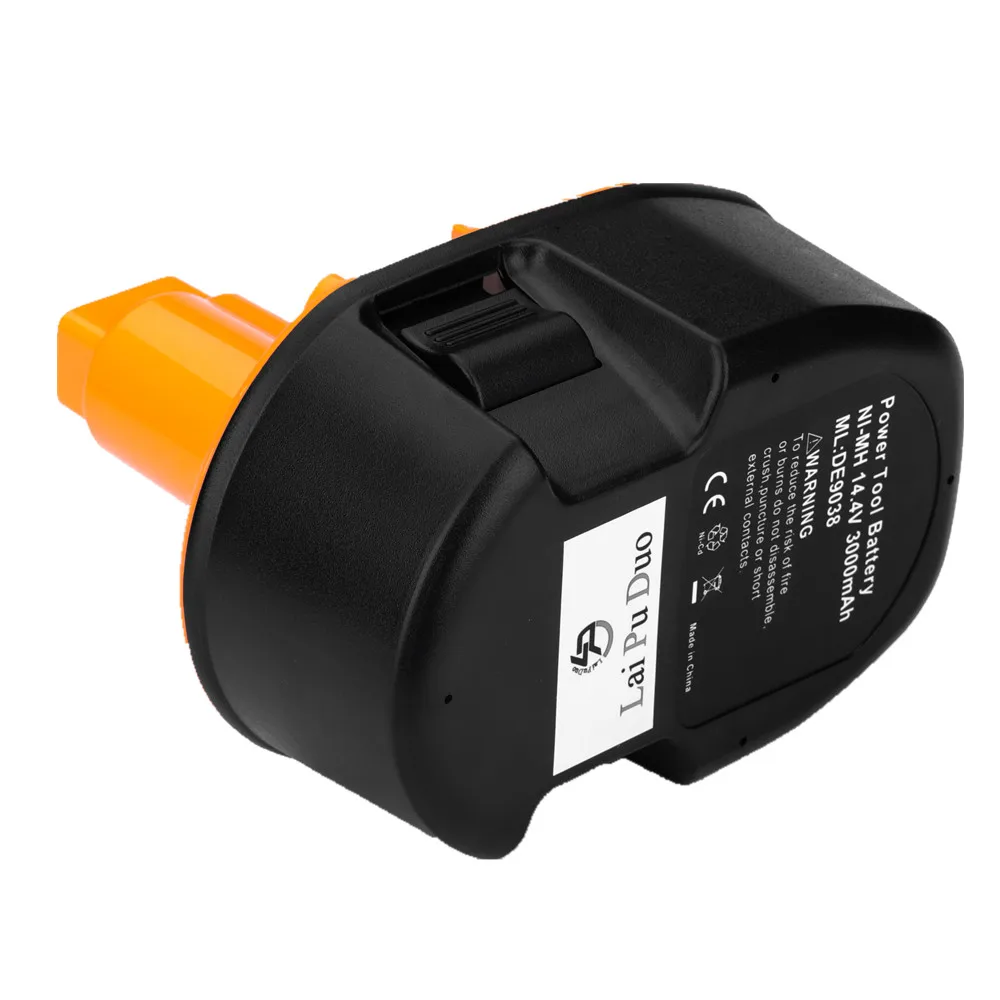 Сменный аккумулятор для Dewalt DC9091 DC9094 DE9031 DE9038 DE9091 DE9092 DE9094 DE9502 14 4 В 3000 мАч |