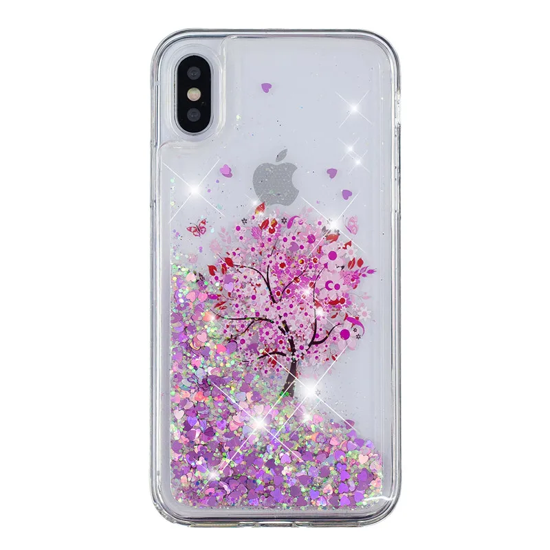 Style 5 XS MAX чехол для iPhone Xs max XR X чехол для iPhone 6 6s 5S SE 7 8 Plus Fundas силиконовая Жидкостная динамика с бабочкой чехол для телефона s - Цвет: Style 5