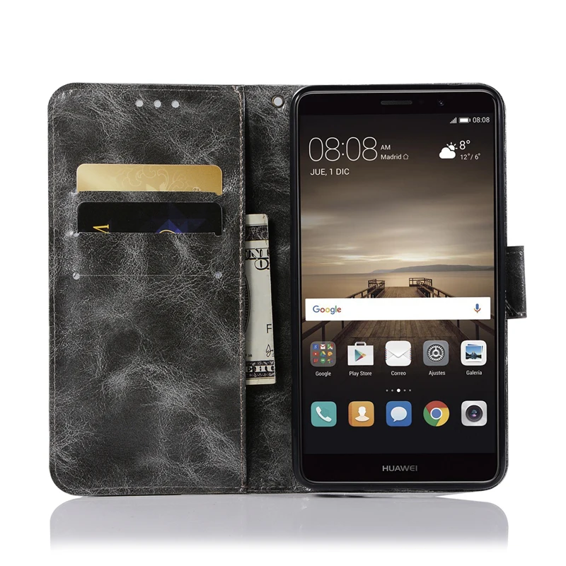 Бизнес Флип-Чехлы для huawei mate 10 ALP-AL00 кошелек телефон сумка ALP L09 L29 TL00 чехол кожаный