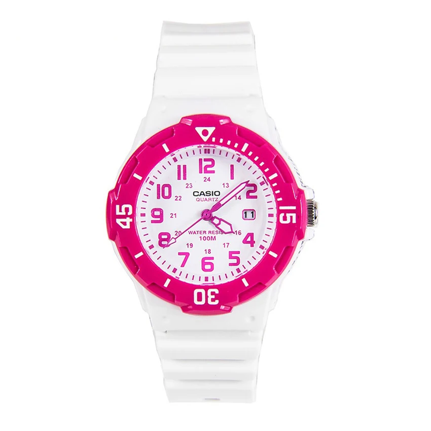LRW-200H-4B CASIO Часы LRW-200H-4B силиконовый ремешок Спортивная Дата день для женщин влюбленных Пара часы водонепроницаемый подарок relogio feminino настольные часы - Цвет: LRW-200H-4B