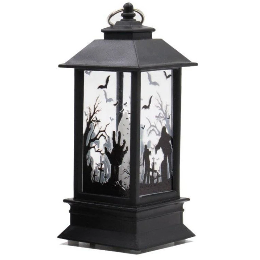 Тыква свет Лампа хэллоуин подвесной фонарь паук Романтический светодиодный