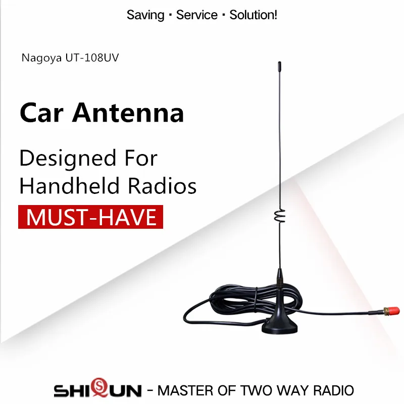 Baofeng иди и болтай Walkie Talkie “иди и коэффициент усиления антенны UT-108UV SMA-F Dual Band для Портативный любительский радиопередатчик Baofeng UV-9R UV-5R UV-5RE BF-888S UV5RE UV82