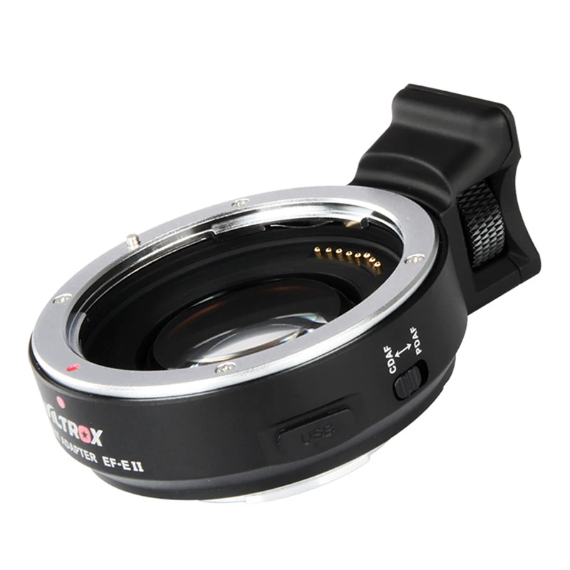 Viltrox EF E II AF адаптер объектива Автофокус редуктор усилитель скорости для Canon Sony NEX A9