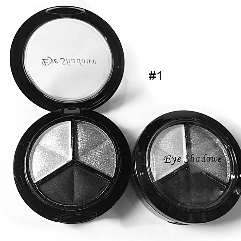 Палетка теней для макияжа глаз 3 цвета|matte eye shadow palette|smoky cosmetic setmakeup naked |
