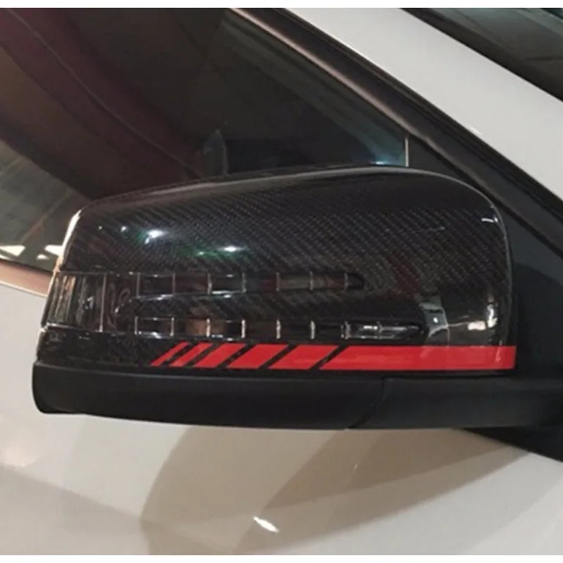 Для Mercedes Benz ML GLK GLC CLA GLA E Class W204 W212 W117 W176 AMG наклейка на зеркало заднего вида из