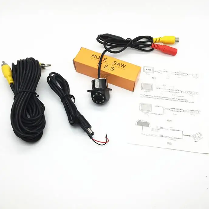 2019 новая маленькая соломенная шляпа с 8 светодиодными лампами CCD HD камера Датчик