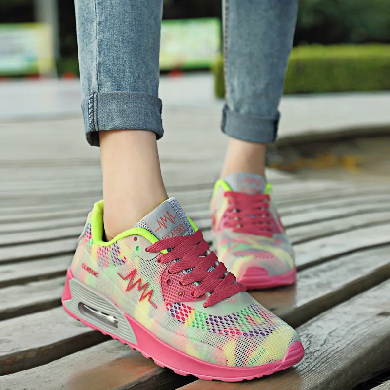 2018 Новинка осени воздушной подушке женская обувь Корея тренд Повседневная