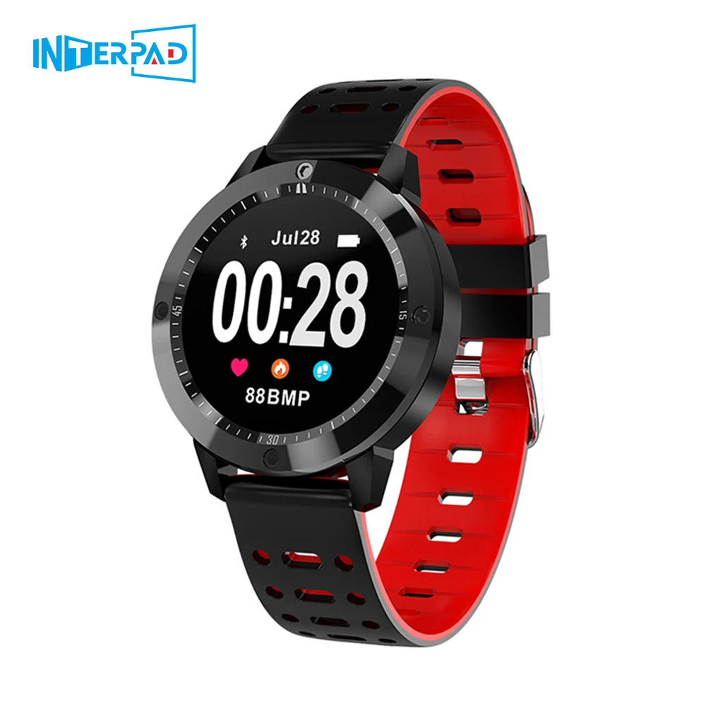 Смарт-часы Interpad CF58, IP67, водонепроницаемые, из закаленного стекла, фитнес-трекер, монитор сердечного ритма, спортивные мужские wo мужские умные часы