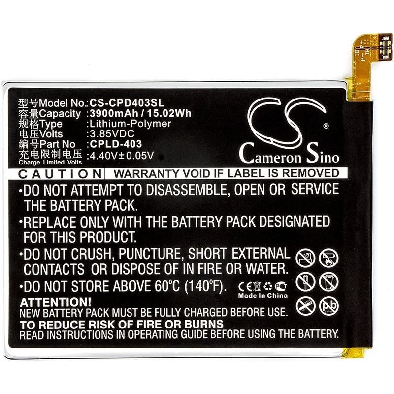CPLD 403 батареи Cameron Sino 3900mAh Для Coolpad C106 Cool 1|Аккумуляторы для мобильных телефонов| |