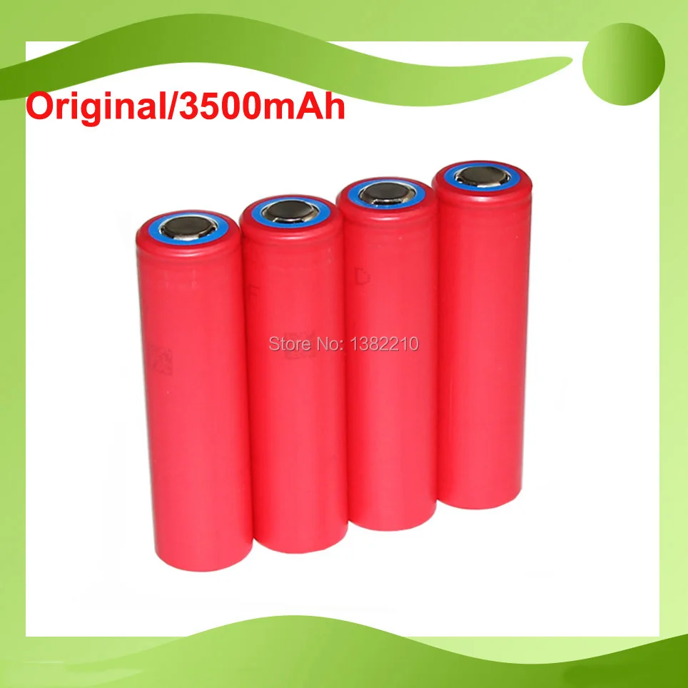 6шт./лот оригинальный Sanyo 3 6 V 18650 NCR18650GA 3500mAh 10A литий ионный аккумулятор