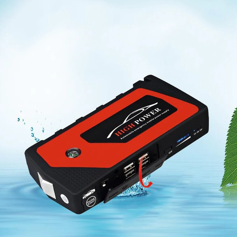 Автомобильное пусковое устройство аварийное 18000 мАч 4USB светодиодная подсветка