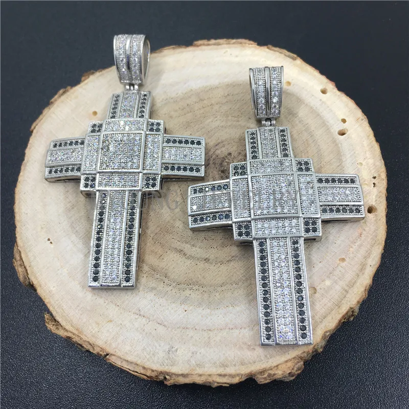 

MY0751 Micro CZ Pave Zirconia Cross Pendant,Silver Plated Copper Charm,Cubic Necklace Pendant Findings,Pave Zircon Bail Pendant