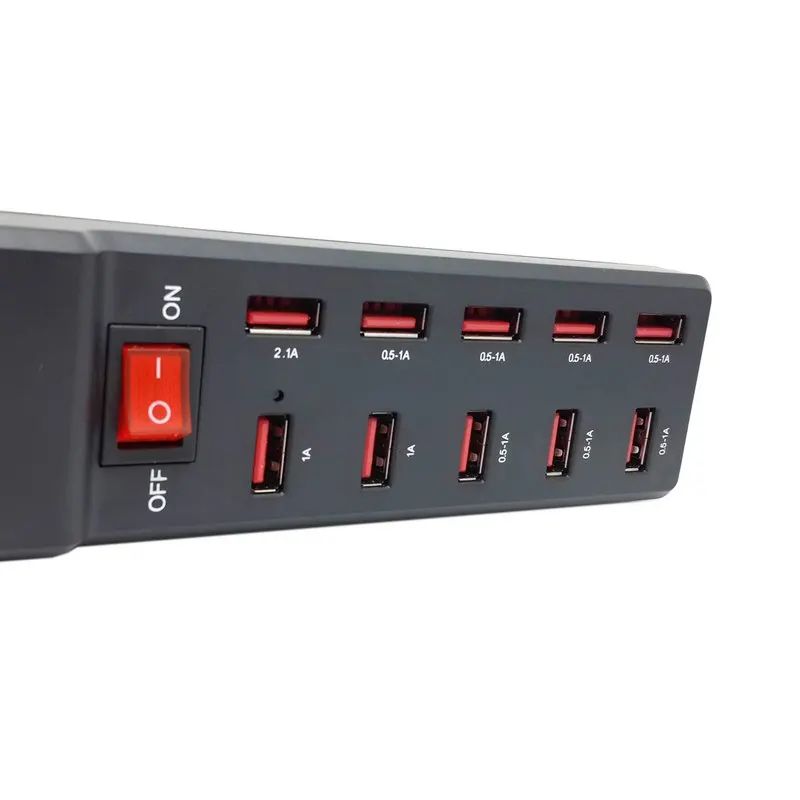 Новый DC 5 в 10 портов USB зарядная станция смарт-автобус зарядное устройство розетка