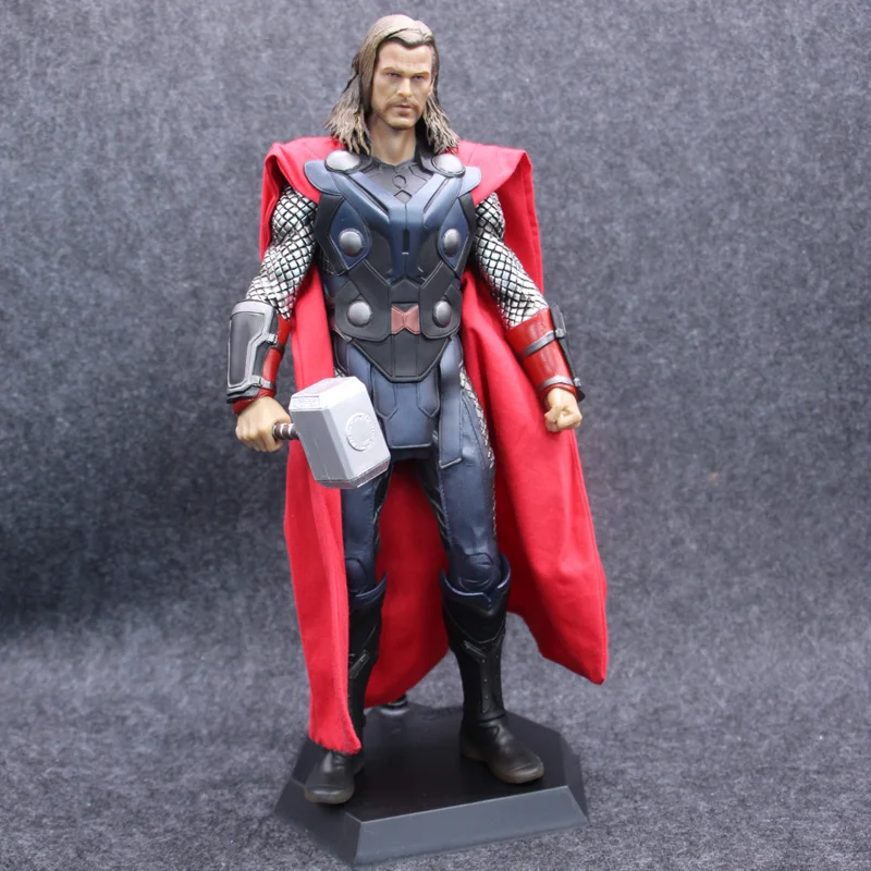 Сумасшедшие игрушки Marvel Acengers Thor ПВХ фигурка Коллекционная модель 30 см|Игровые