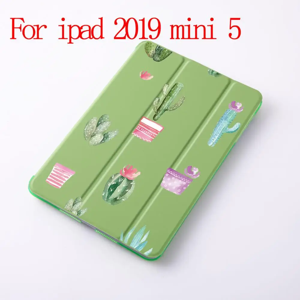B200098 Милый Магнитный чехол-книжка с изображением Луны кактуса для iPad Mini 5 4 3 2 1, чехол для планшета с функцией автоматического сна, для iPad Mini 1 2 3 из искусственной кожи - Цвет: B200098