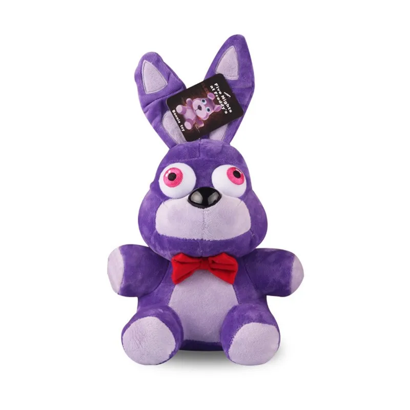 1 шт. 25 см FNAF Five Nights At Freddy's плюшевые игрушки медведь Фредди Бонни и Чика Фокси плюшевая мягкая игрушка кукла подарки для детей
