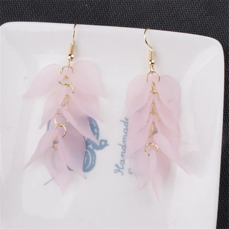 2019 Новые цветочные серьги Бохо ручной работы женские модные длинные