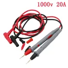 1 пара 20A 1000V зонд Тесты приводит булавки для цифровой мультиметр иглы мультиметра Тесты er зонда провода ручка кабеля