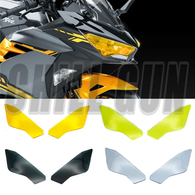Фара для мотоцикла защита фар Защитная крышка экрана ABS KAWASAKI NINJA 400 NINJA400 2018 Ninja-400 |