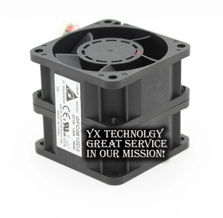 Delta New GFC0612DS 6056 6 см 60 мм 12 В 1 92a высокоскоростной Усилитель охлаждения 3 вентилятора