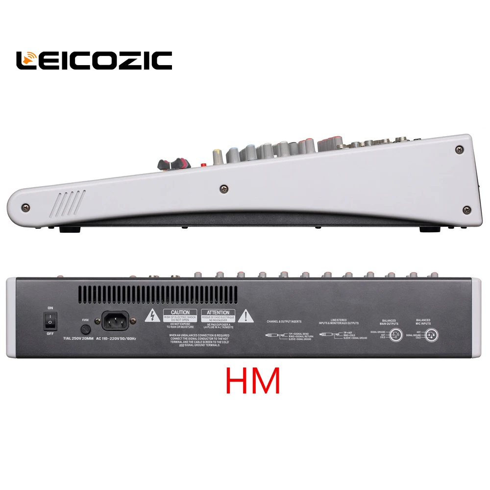 Миксер Leicozic HM10 6-канальная аудиоконсоль Для диджеев для звука процессор эффектов