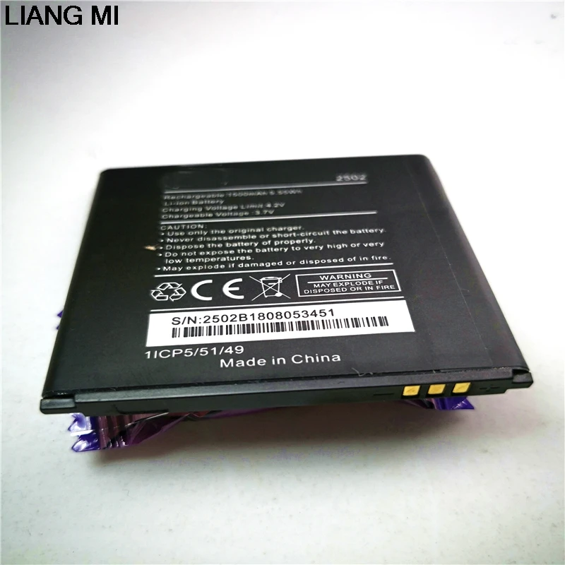 1500mAh 2502 батарея сотового телефона для WIKO Солнечный Мобильный телефон батареи с