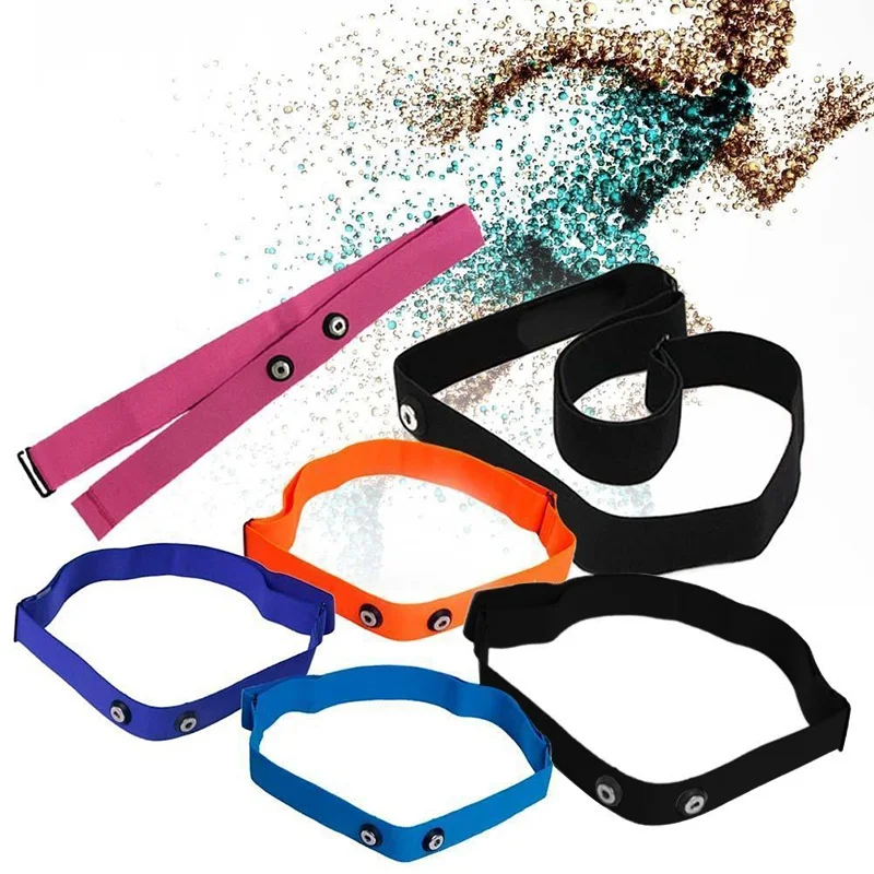 Оранжевый эластичный нагрудный ремень высокого качества для Wahoo Garmin Polar Sport бега