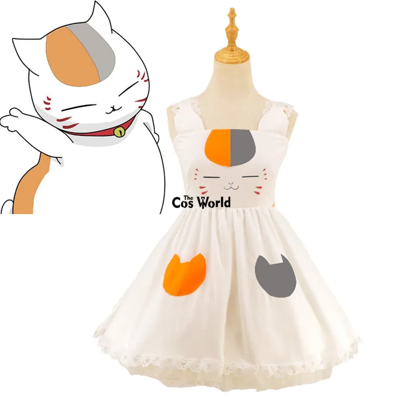 Платье тройка Natsume Yuujinchou Natsume's Book of Friends Nyanko sensei Lolita Maid костюм для